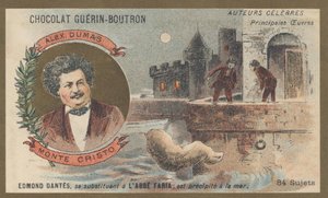Alexandre Dumas (1802-1870), francuski pisarz, autor powieści „Hrabia Monte Christo” (1845-1846) autorstwa French School