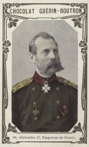 Aleksander II, cesarz Rosji (kolorowe zdjęcie) autorstwa French School