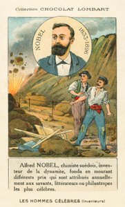 Alfred Nobel, szwedzki chemik i przemysłowiec, który wynalazł dynamit autorstwa French School