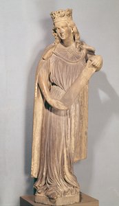 Alegoryczna figura Małego Kościoła, z katedry w Strasburgu autorstwa French School