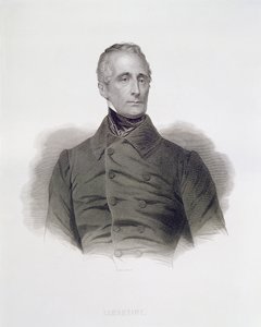 Alphonse de Lamartine, grawerowane przez Pierre Pelee (1801-71) autorstwa French School