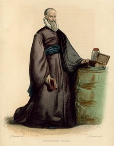 Ambroise Pare (kolorowy grawerunek) autorstwa French School