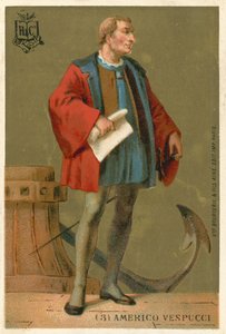 Amerigo Vespucci, włoski nawigator autorstwa French School