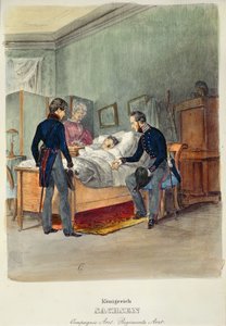 Lekarz wojskowy w Królestwie Saksonii, ok. 1840 r. autorstwa French School