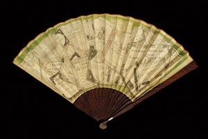 Wentylator Assignat, ok. 1796 (papier i drewno) autorstwa French School