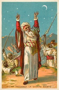 Ulama głoszący dżihad (chromolitho) autorstwa French School