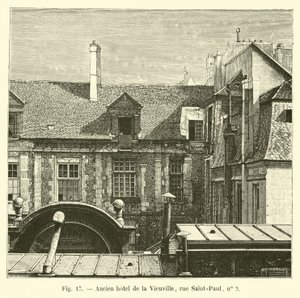 Dawny hotel de la Vieuville, rue Saint-Paul, nr 2 autorstwa French School