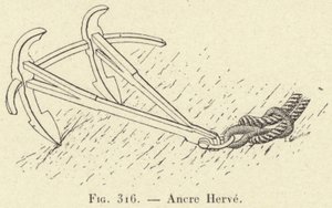 Ancre Herve (grawerowanie) autorstwa French School