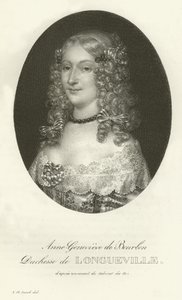 Anne-Geneviève de Bourbon, księżna Longueville autorstwa French School