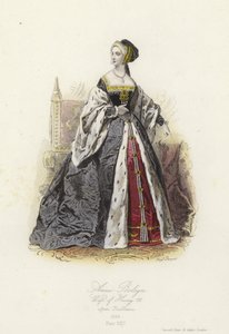 Anna Boleyn, druga żona Henryka VIII z Anglii autorstwa French School
