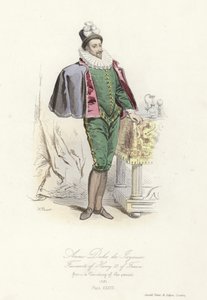 Anna, książę Joyeuse, ulubieniec Henryka III we Francji autorstwa French School