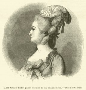 Anne Vallayer-Coster, francuska malarka XVIII wieku (grafika) autorstwa French School