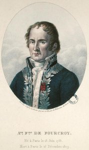 Antoine Francois de Fourcroy (1755-1809) (kolorowy grawerunek) autorstwa French School