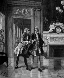 Antoine Laurent de Lavoisier (1743-1794) odmówił trucizny zaproponowanej przez przyjaciela, aby uniknąć cierpienia jego egzekucji. autorstwa French School