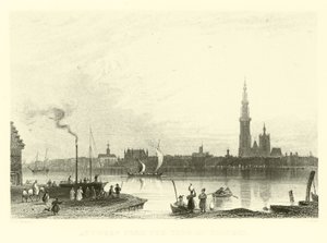 Antwerpia z Tete de Flandre autorstwa French School
