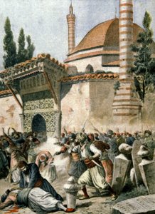 Ormianie zaatakowali meczet w Konstantynopolu autorstwa French School
