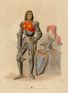 Arthus de Richemont (kolorowy grawerunek) autorstwa French School