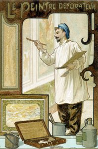 Rzemieślnik: malarz dekorator - Chromo. autorstwa French School