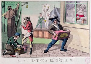 Artyści XVIII wieku autorstwa French School