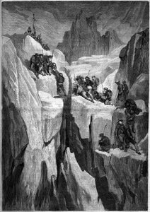Wniebowstąpienie Mont Blanc, 5 lipca autorstwa French School