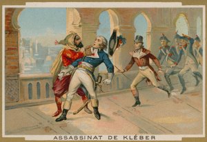 Zabójstwo Jean-Baptiste Klebera, dowódcy wojsk francuskich w Egipcie, Kair, 1800 autorstwa French School