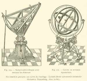 Instrumenty astronomiczne (grawerowanie) autorstwa French School