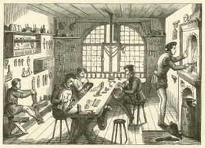Warsztat Etienne de Laulne, zwanego Stephanus, złotnik z XVI wieku (grafika) autorstwa French School