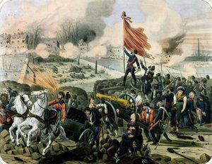 Atak na Pont de Neuilly i Courbevoie, 2 kwietnia 1871 (lito)