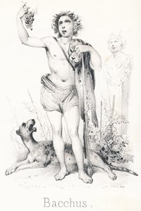 B Bachus: syn Jowisza i Semele autorstwa French School