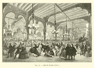 Bal du Prado, 1855 autorstwa French School
