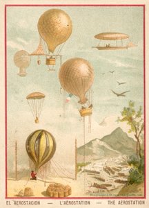 Balonowanie (chromolitho) autorstwa French School