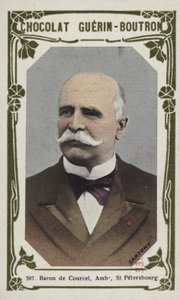 Baron de Courcel, ambasador, Sankt Petersburg (kolorowe zdjęcie) autorstwa French School