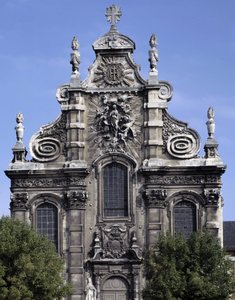 Architektura barokowa: Fasada kościoła Jezuitów (obecnie muzeum sztuki sakralnej) (1692). Cambrai, północ (59). autorstwa French School