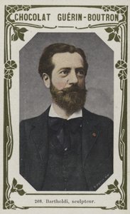 Bartholdi, rzeźbiarz (kolorowe zdjęcie) autorstwa French School