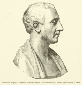 Bartolomeo Borghesi (Grawerowanie) autorstwa French School