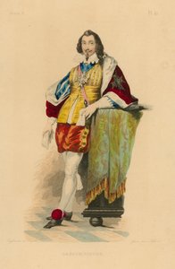 Bassompierre (kolorowy grawerunek) autorstwa French School