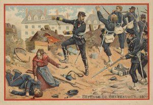 Bitwa pod Chateaudun, 1870 autorstwa French School