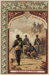 Bitwa pod Revenni, wojna grecko-turecka, kwiecień 1897 autorstwa French School