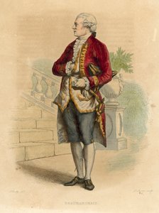 Beaumarchais (kolorowy grawerunek) autorstwa French School