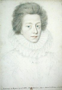 Bernard de Nogaret de La Vallette (1592-1661) książę Epernon (ołówek na papierze) autorstwa French School