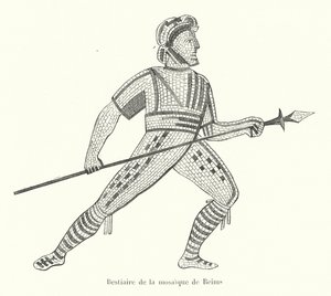 Bestiariusz mozaiki Reims (grafika) autorstwa French School