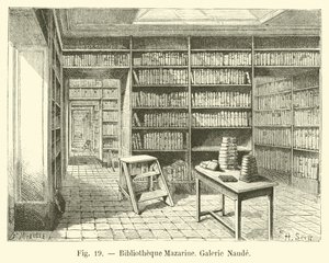 Biblioteka Mazarine, Galeria Naude autorstwa French School