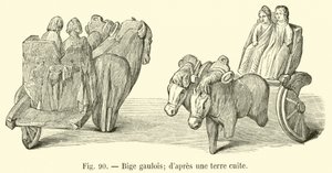 biga galijska; z terakoty autorstwa French School