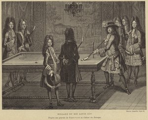 Stół bilardowy króla Francji Ludwika XIV autorstwa French School