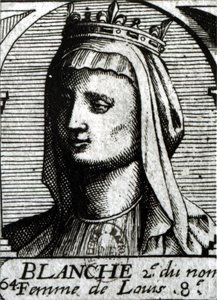 Blanche z Kastylii (1188-1252) królowa Francji autorstwa French School