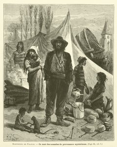 Bohemians Of France (rycina) autorstwa French School