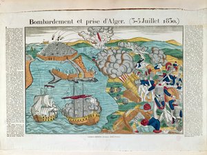Bombardowanie i oblężenie Algieru, 3 lipca 1830, ok. 1830-35