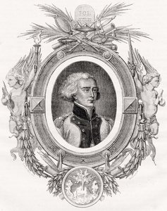 Bon-Adrien Jeannot de Moncey, Duc de Conegliano, rytowany przez Pannemaker-Ligny według Linarda, z "Histoire de la Revolution Francaise" Louisa Blanc (1811-82). autorstwa French School