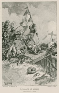 Bonaparte w Arcole autorstwa French School