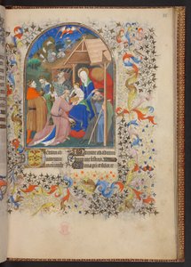 Księga godzin, dodaj MS 32454 f.35r, Francja autorstwa French School